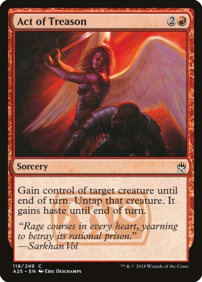 Image for Act of Treason (Masters 25) (118) - Magic: The Gathering