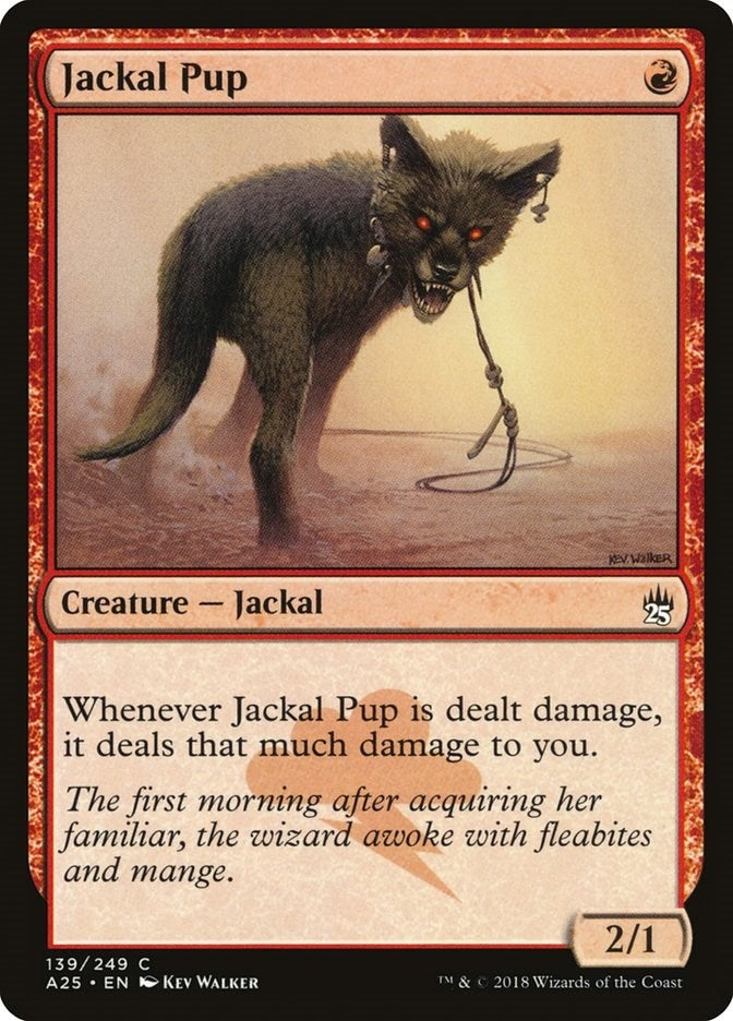 Image for Jackal Pup (Masters 25) (139) - Magic: The Gathering
