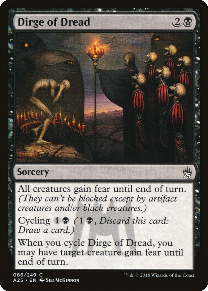 Image for Dirge of Dread (Masters 25) (86) - Magic: The Gathering