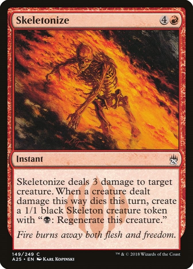 Image for Skeletonize (Masters 25) (149) - Magic: The Gathering