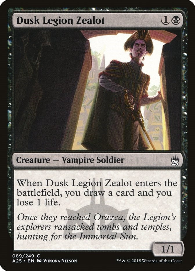 Image for Dusk Legion Zealot (Masters 25) (89) - Magic: The Gathering