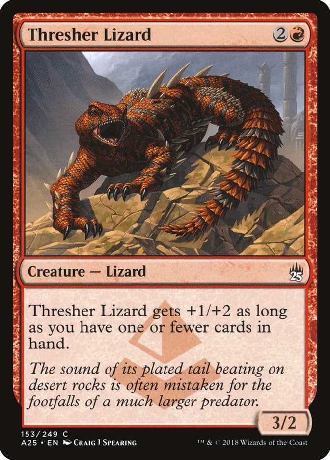 Image for Thresher Lizard (Masters 25) (153) - Magic: The Gathering