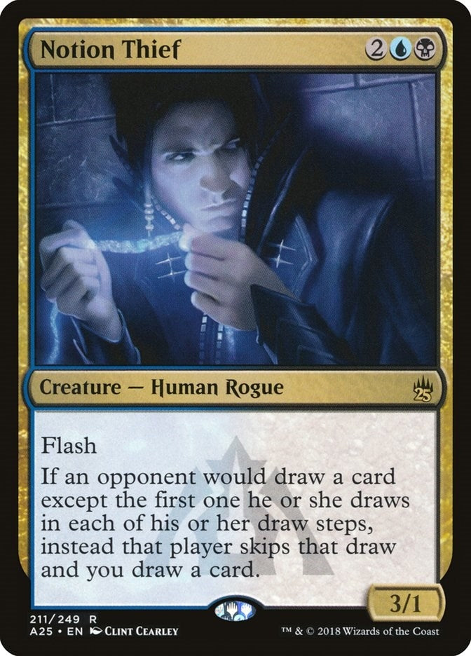 Image for Notion Thief (Masters 25) (211) - Magic: The Gathering