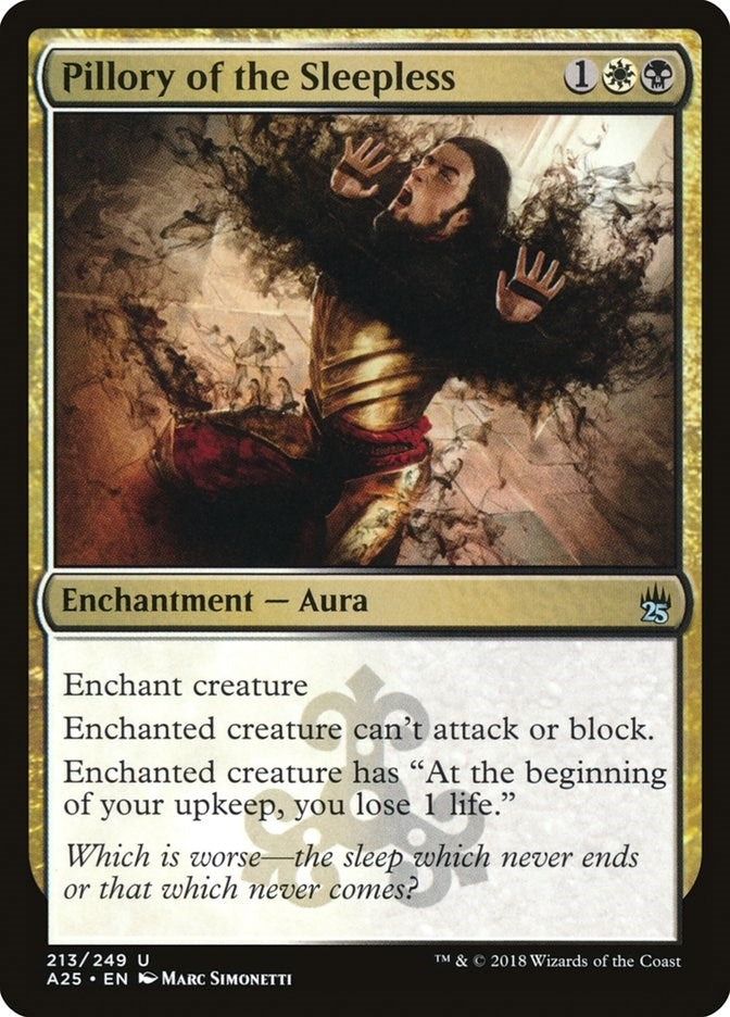 Image for Pillory of the Sleepless (Masters 25) (213) - Magic: The Gathering