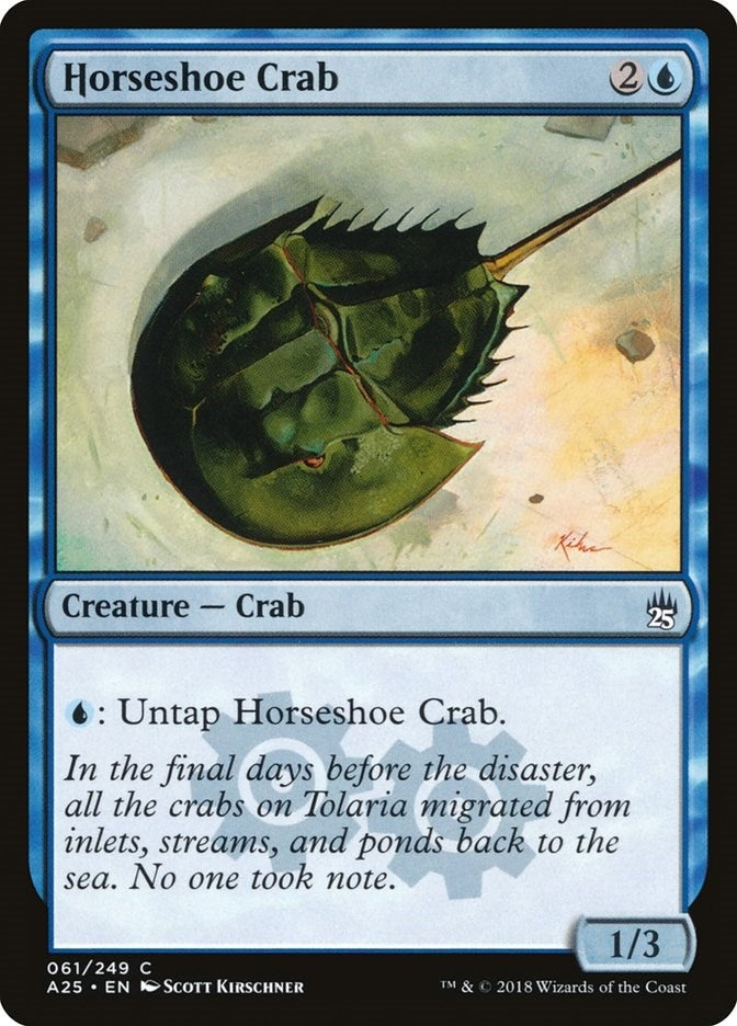 Image for Horseshoe Crab (Masters 25) (61) - Magic: The Gathering