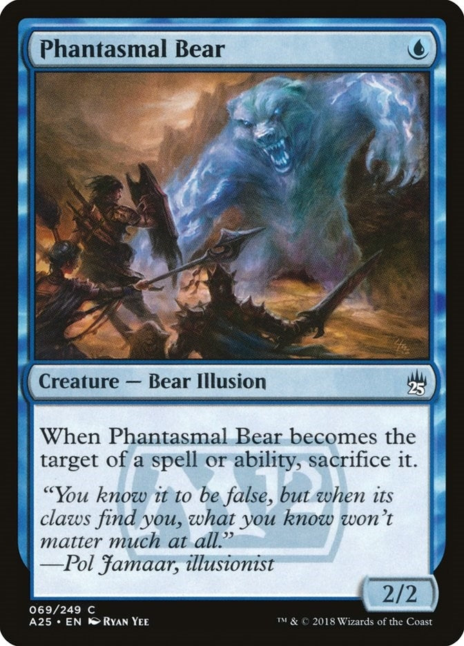 Image for Phantasmal Bear (Masters 25) (69) - Magic: The Gathering