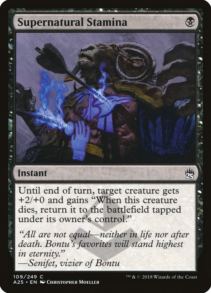 Image for Supernatural Stamina (Masters 25) (109) - Magic: The Gathering