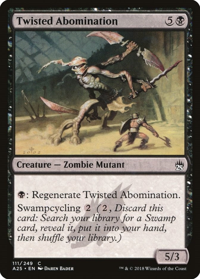 Image for Twisted Abomination (Masters 25) (111) - Magic: The Gathering