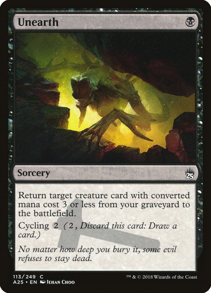 Image for Unearth (Masters 25) (113) - Magic: The Gathering