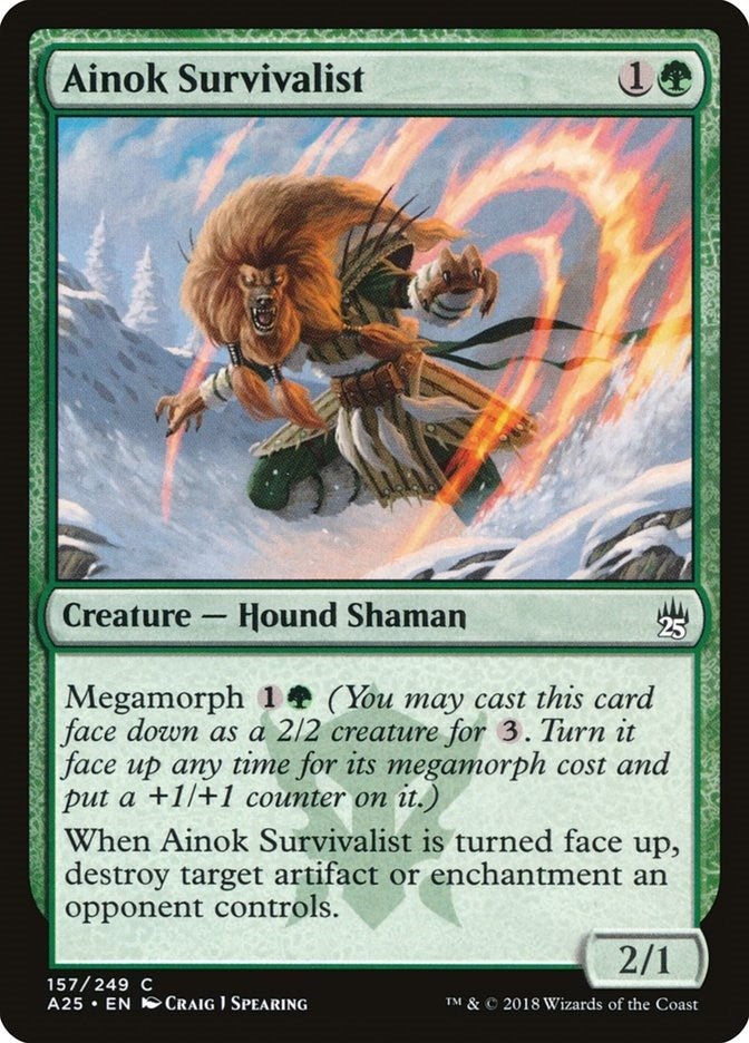 Image for Ainok Survivalist (Masters 25) (157) - Magic: The Gathering