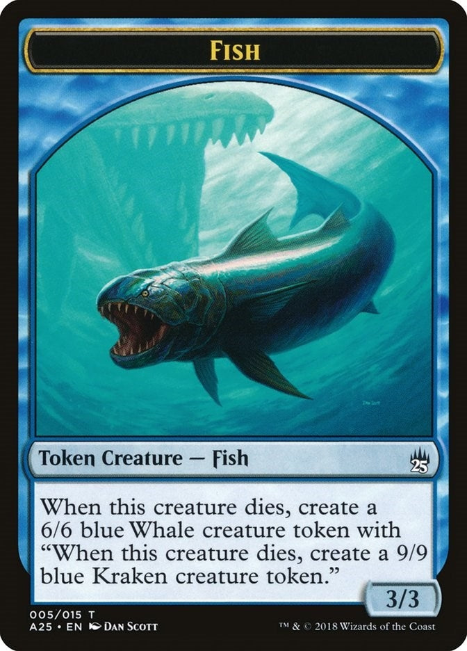 Image for Fish Token (005) (Masters 25) (5) - Magic: The Gathering