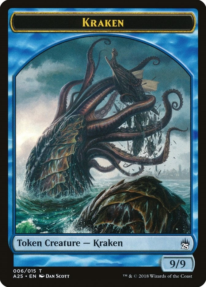 Image for Kraken Token (006) (Masters 25) (6) - Magic: The Gathering