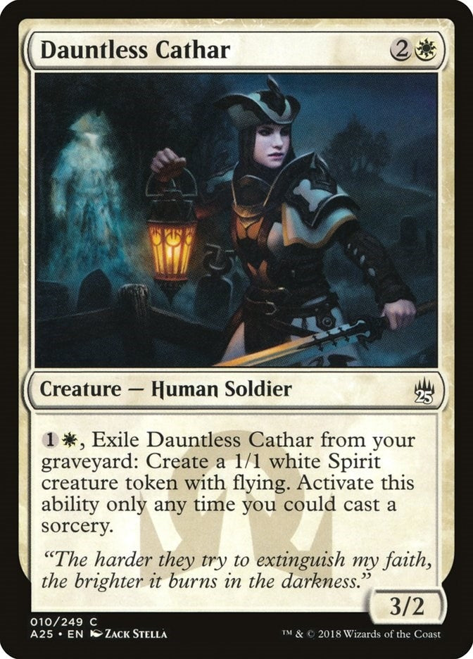 Image for Dauntless Cathar (Masters 25) (10) - Magic: The Gathering