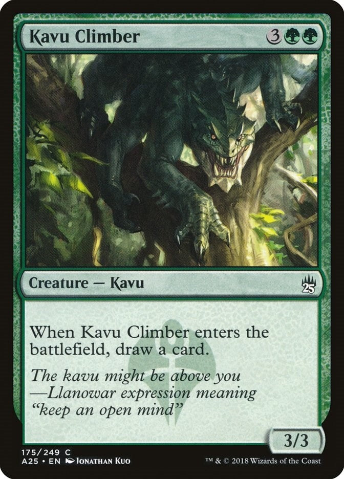 Image for Kavu Climber (Masters 25) (175) - Magic: The Gathering
