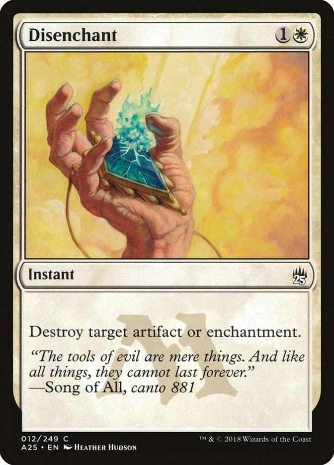 Image for Disenchant (Masters 25) (12) - Magic: The Gathering