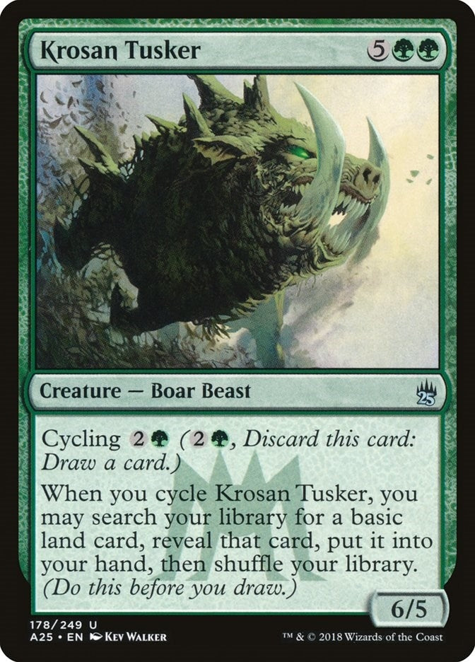 Image for Krosan Tusker (Masters 25) (178) - Magic: The Gathering