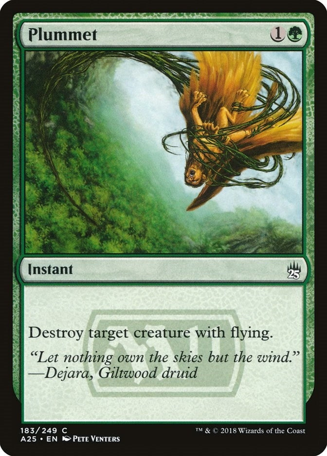 Image for Plummet (Masters 25) (183) - Magic: The Gathering