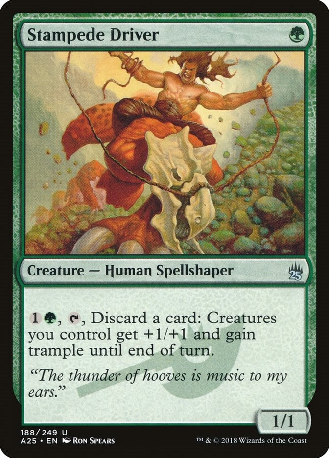 Image for Stampede Driver (Masters 25) (188) - Magic: The Gathering
