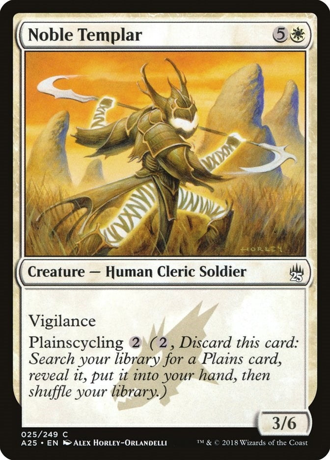 Image for Noble Templar (Masters 25) (25) - Magic: The Gathering