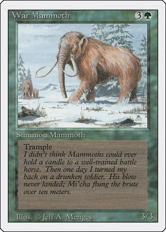 Image for War Mammoth (Revised Edition) - Magic: The Gathering