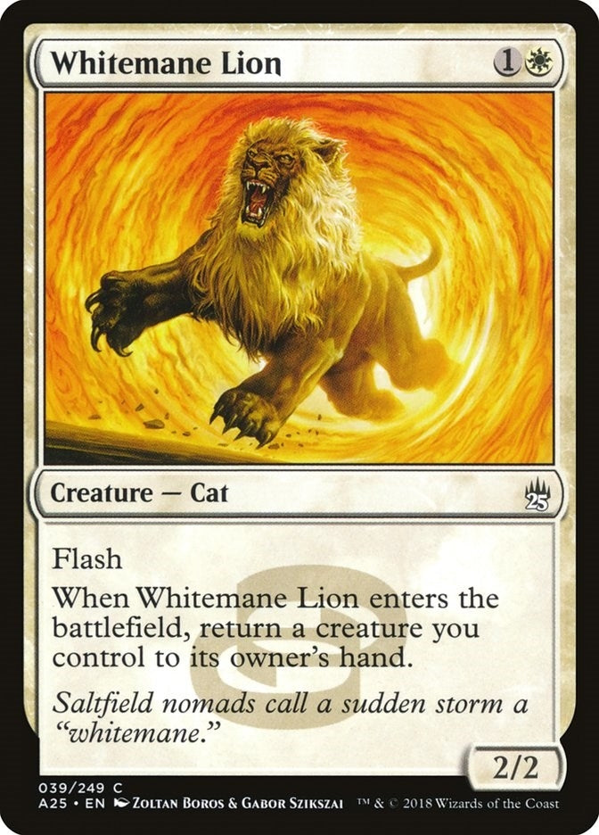 Image for Whitemane Lion (Masters 25) (39) - Magic: The Gathering