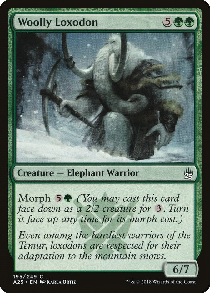 Image for Woolly Loxodon (Masters 25) (195) - Magic: The Gathering