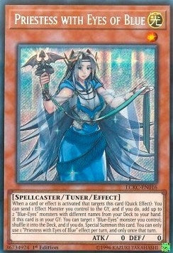 Image for Priestess with Eyes of Blue (Legendary Collection Kaiba) (LCKC-EN016) - YuGiOh