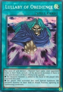 Image for Lullaby of Obedience (Legendary Collection Kaiba) (LCKC-EN042) - YuGiOh