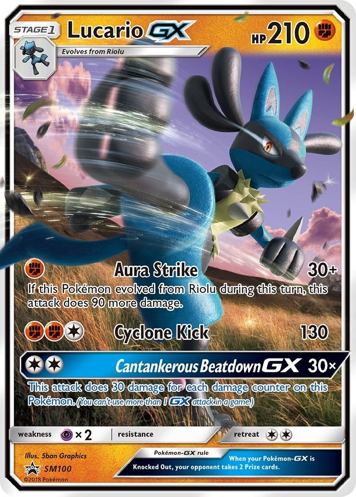 Image for Lucario GX - SM100 (SM Promos) (SM100) - Pokemon