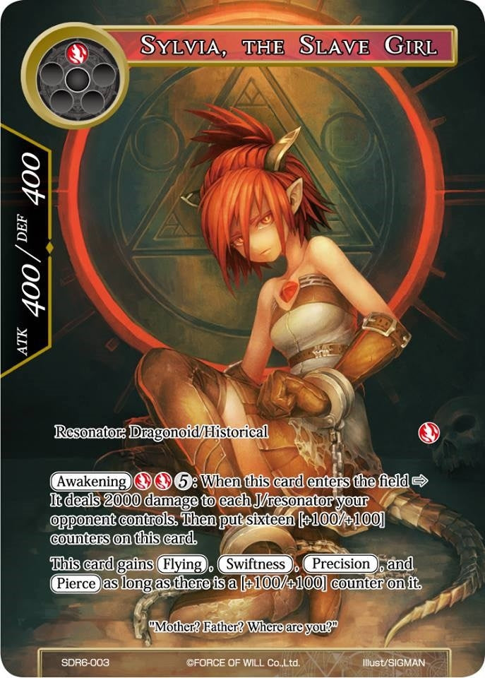 Image for Sylvia, the Slave Girl (Starter Deck: The Lost Tomes) (SDR6-003) - Force of Will