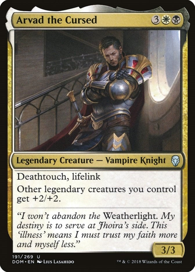 Image for Arvad the Cursed (Dominaria) (191) - Magic: The Gathering