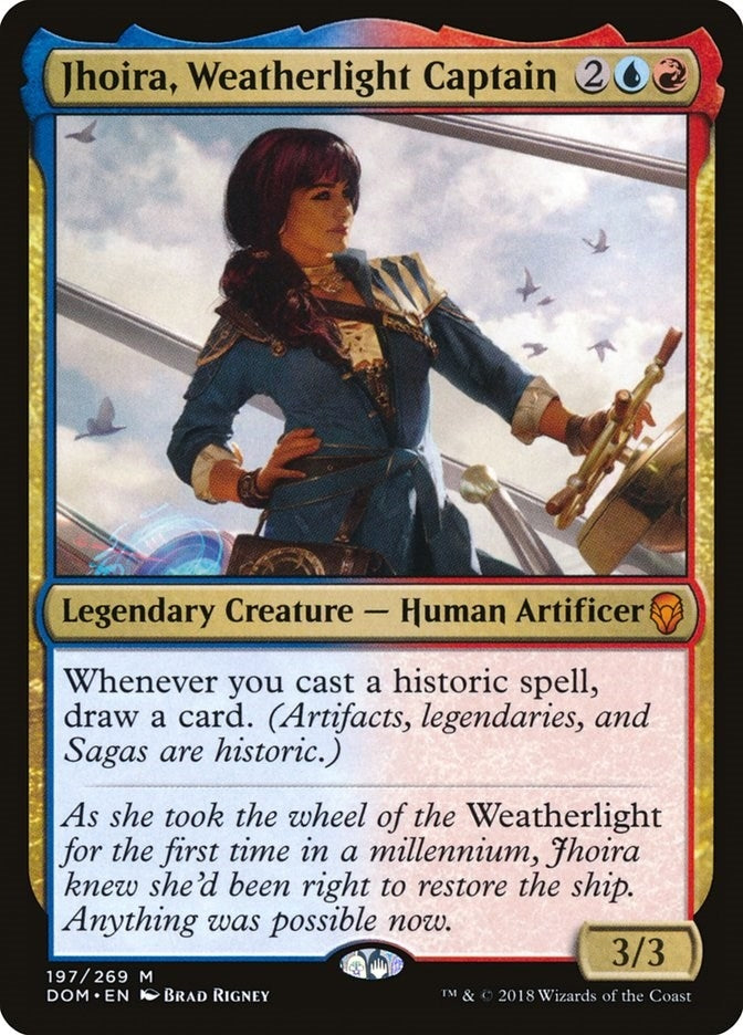 Image for Jhoira, Weatherlight Captain (Dominaria) (197) - Magic: The Gathering