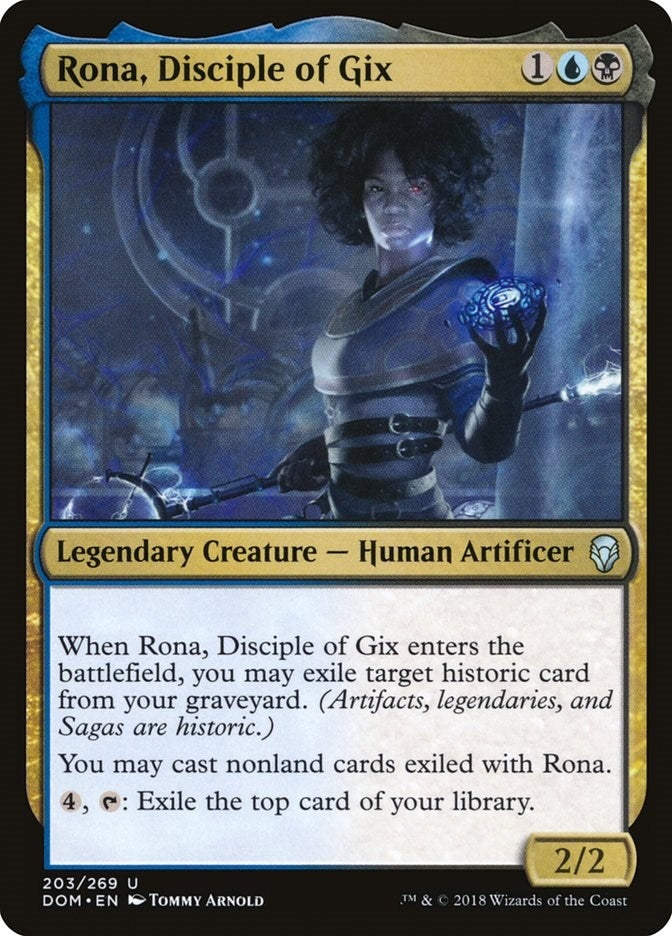 Image for Rona, Disciple of Gix (Dominaria) (203) - Magic: The Gathering