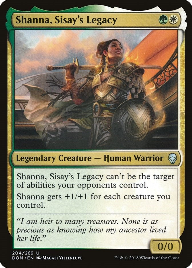 Image for Shanna, Sisay's Legacy (Dominaria) (204) - Magic: The Gathering