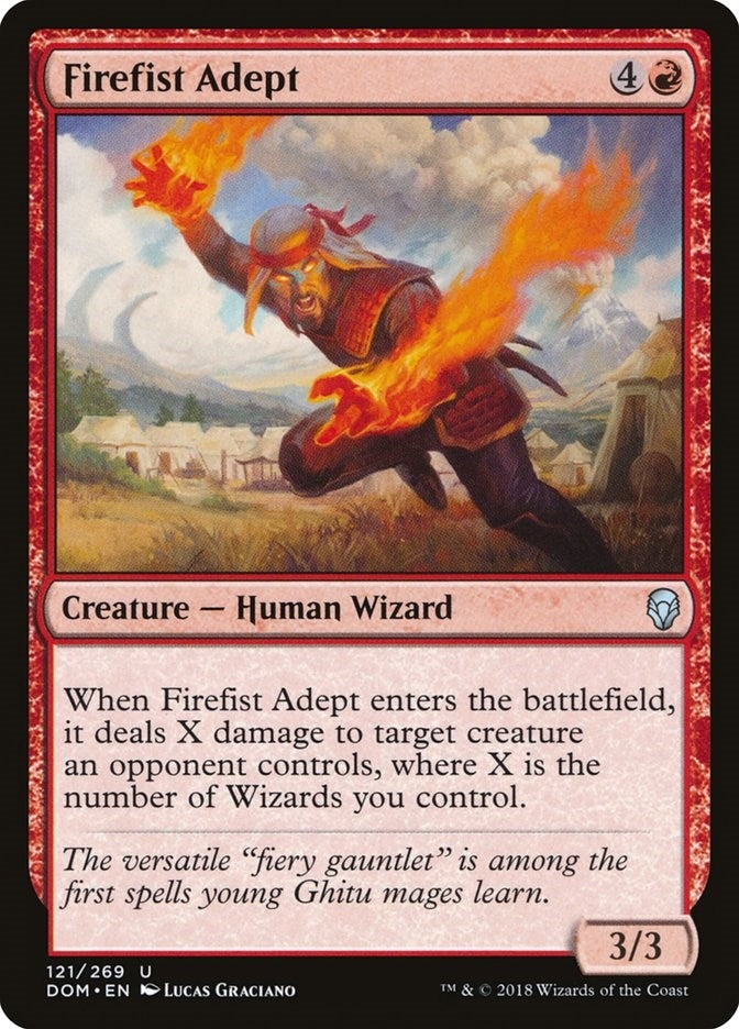 Image for Firefist Adept (Dominaria) (121) - Magic: The Gathering