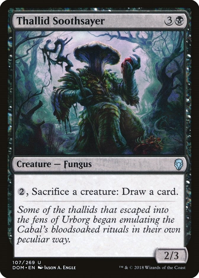 Image for Thallid Soothsayer (Dominaria) (107) - Magic: The Gathering