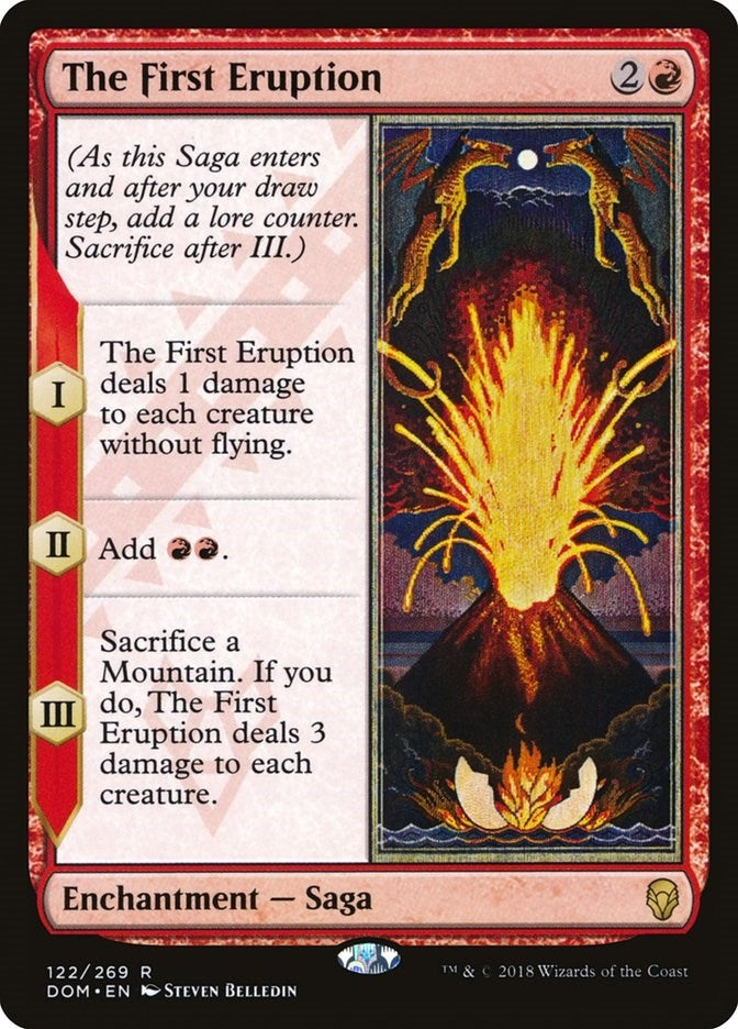 Image for The First Eruption (Dominaria) (122) - Magic: The Gathering