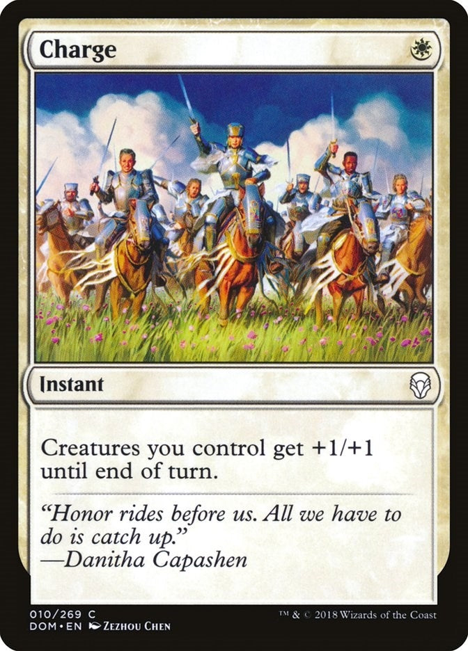 Image for Charge (Dominaria) (10) - Magic: The Gathering