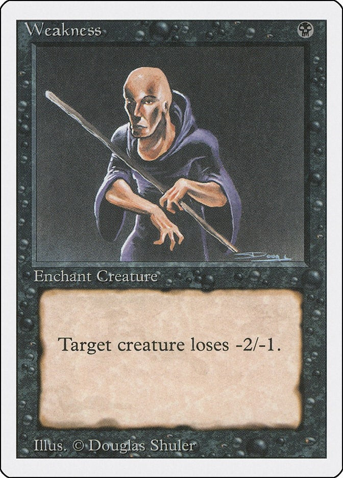Image for Weakness (Revised Edition) - Magic: The Gathering