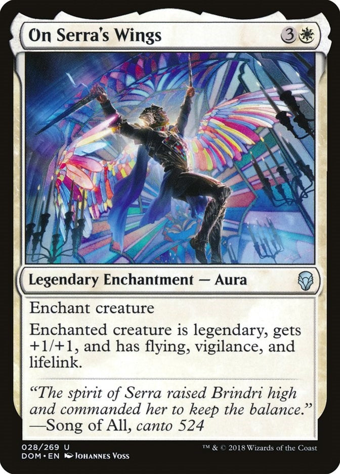 Image for On Serra's Wings (Dominaria) (28) - Magic: The Gathering