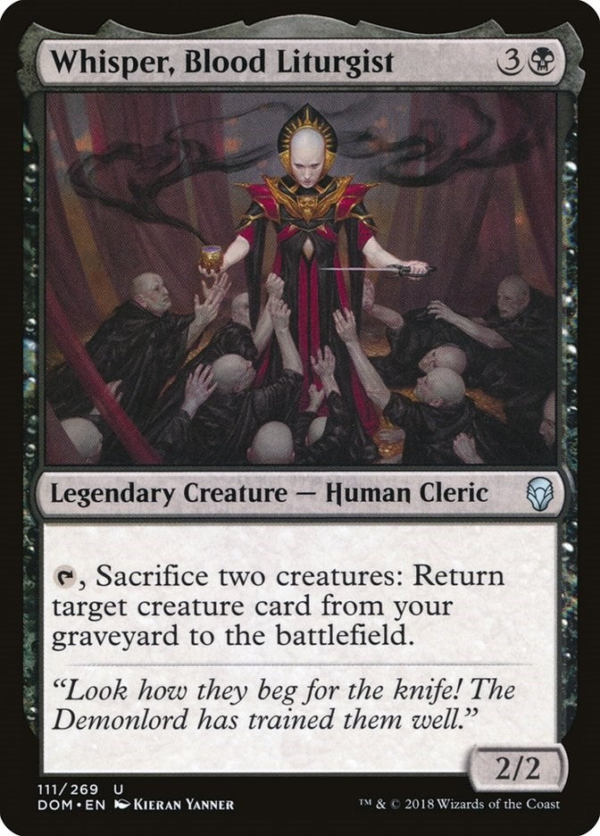 Image for Whisper, Blood Liturgist (Dominaria) (111) - Magic: The Gathering