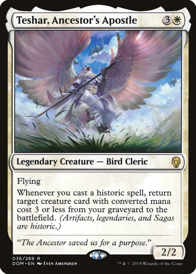 Image for Teshar, Ancestor's Apostle (Dominaria) (36) - Magic: The Gathering