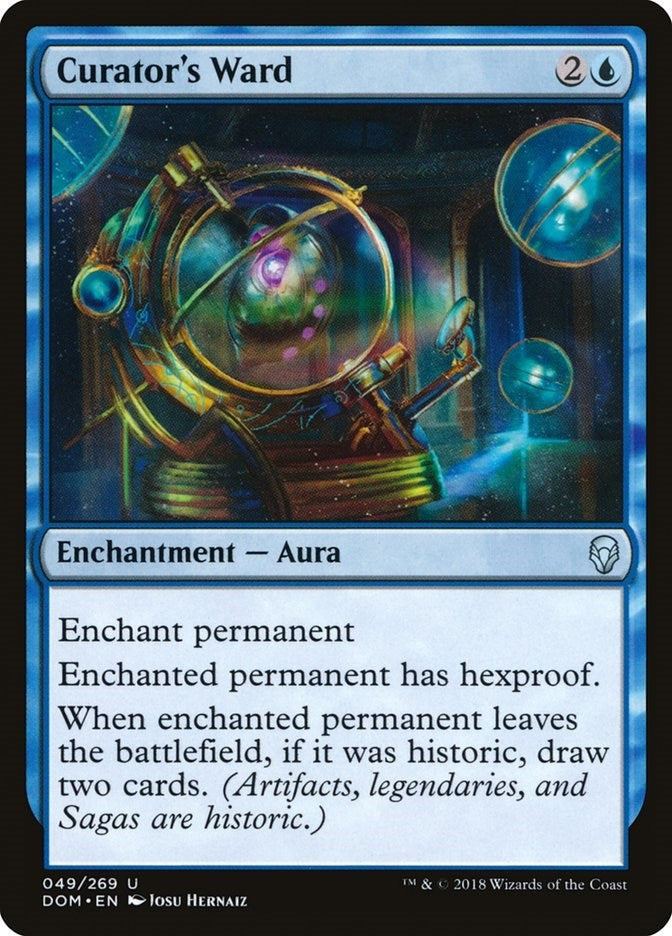 Image for Curator's Ward (Dominaria) (49) - Magic: The Gathering