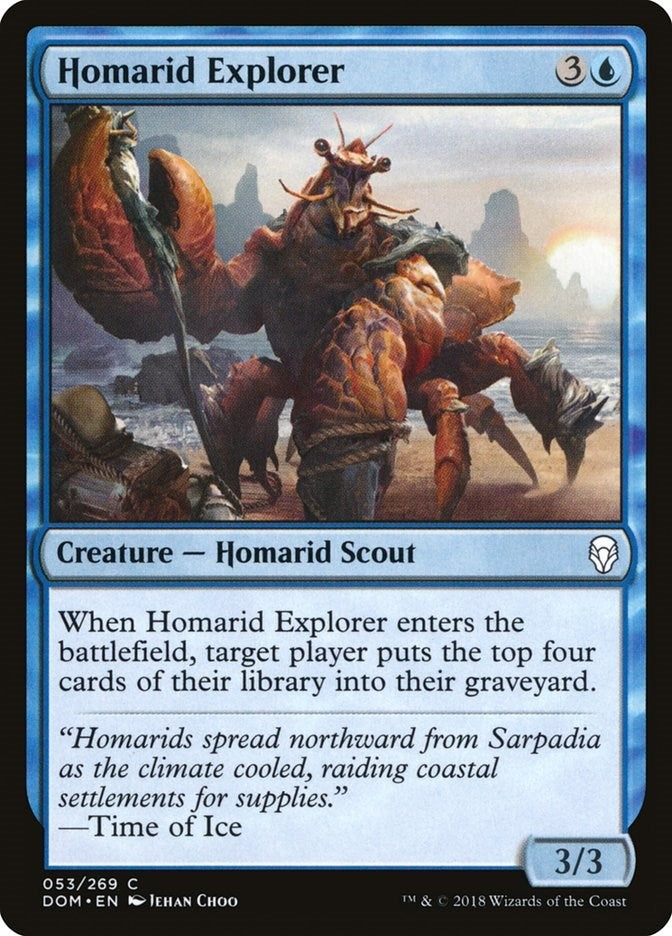 Image for Homarid Explorer (Dominaria) (53) - Magic: The Gathering