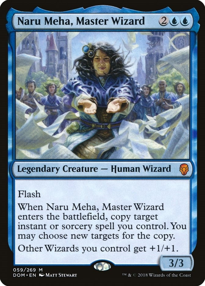 Image for Naru Meha, Master Wizard (Dominaria) (59) - Magic: The Gathering