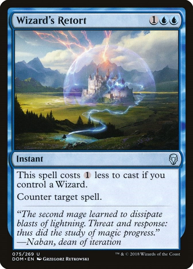 Image for Wizard's Retort (Dominaria) (75) - Magic: The Gathering