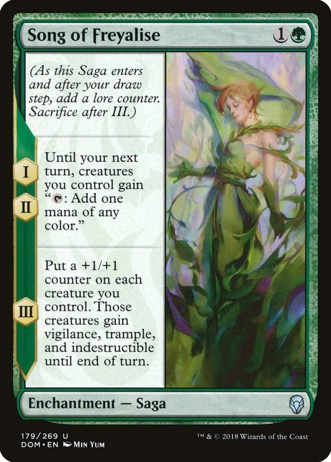 Image for Song of Freyalise (Dominaria) (179) - Magic: The Gathering