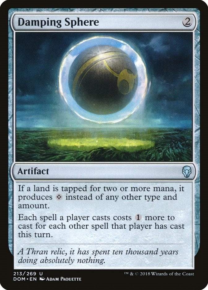 Image for Damping Sphere (Dominaria) (213) - Magic: The Gathering