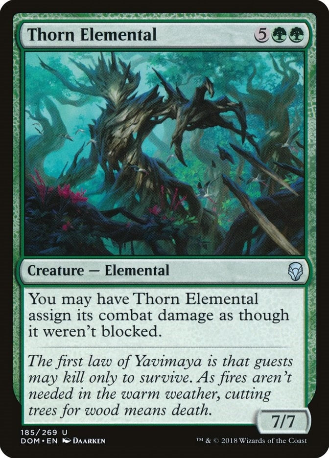 Image for Thorn Elemental (Dominaria) (185) - Magic: The Gathering