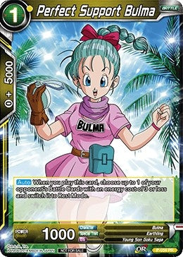 Image for Perfect Support Bulma (Promotion Cards) (P-034) - Dragon Ball Super: Masters